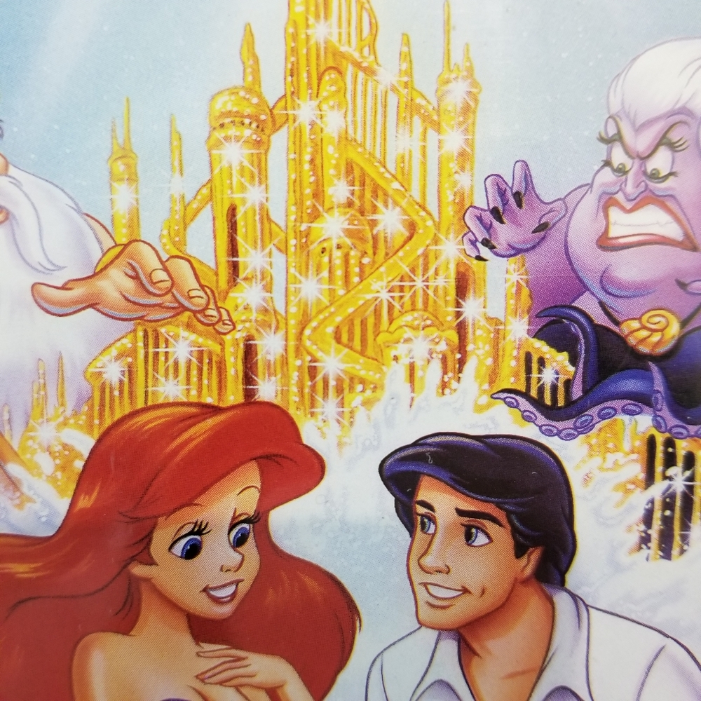 BANNED COVER ART BLACK DIAMOND CLASSIC DISNEY'S THE LITTLE MERMAID - Picture 2 of 8